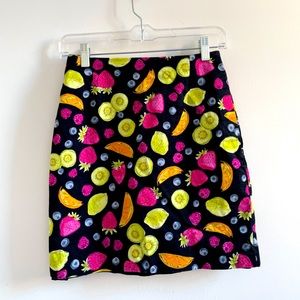 Fruit Medley Mini Skirt